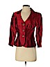 Kay Unger Red Silk Blazer Size 8 - photo 1
