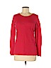 Aerie 100% Cotton Red Long Sleeve T-Shirt Size M - photo 1
