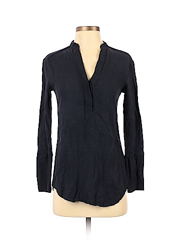 James Perse Long Sleeve Blouse (view 1)