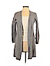 Adrienne Vittadini 100% Merino Extra Fine Wool Gray Wool Cardigan Size L - photo 1