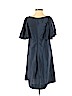 H&M 100% Polyester Blue Casual Dress Size 4 - photo 2