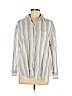 H&M 100% Cotton White Long Sleeve Button-Down Shirt Size 8 - photo 1