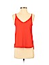 Topshop 100% Polyester Red Sleeveless Blouse Size 2 - photo 1