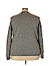 Karen Scott Gray Wool Cardigan Size 3X - photo 2