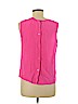 Equipment Pink Sleeveless Blouse Size M - photo 2