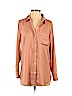 Old Navy 100% Polyester Tan Long Sleeve Blouse Size S (petite) - photo 1