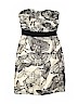 H&M 100% Polyester Ivory Casual Dress Size 4 - photo 1