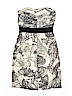 H&M 100% Polyester Ivory Casual Dress Size 4 - photo 2
