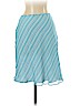 Ann Taylor LOFT 100% Polyester Blue Casual Skirt Size 0 (petite) - photo 1
