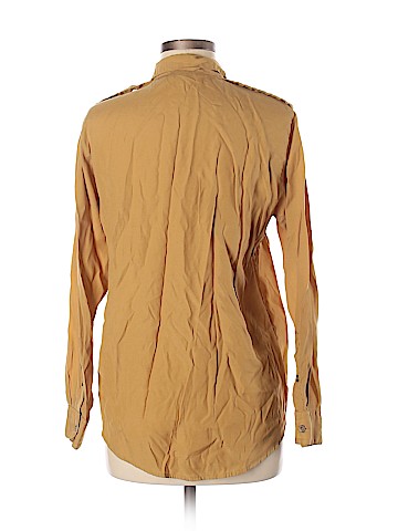 Topshop Long Sleeve Button-Down Shirt (view 2)