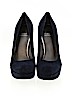 Stuart Weitzman 100% Suede Blue Heels Size 6 1/2 - photo 2