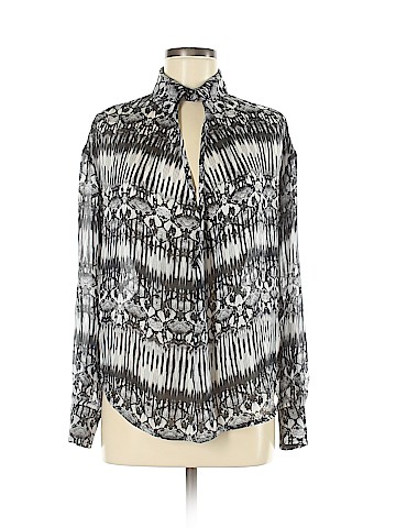 Calvin Rucker Long Sleeve Silk Top (view 1)