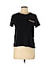 Zara 100% Cotton Black Short Sleeve T-Shirt Size M - photo 1