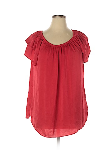 Terra & Sky Short Sleeve Blouse (view 1)