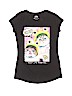 Justice Black Short Sleeve T-Shirt Size 10 - photo 1