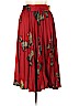 Tucker Red Silk Skirt Size L - photo 2