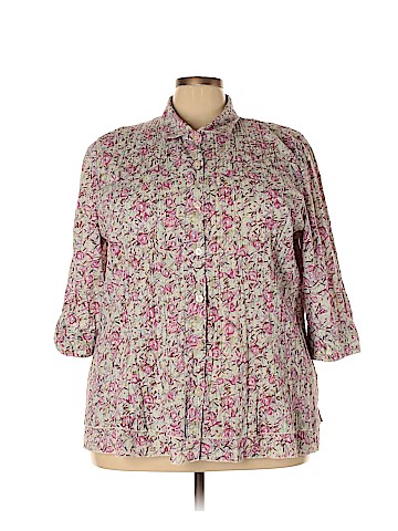 Cj Banks Short Sleeve Button-Down Shirt (view 1)