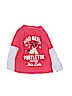 Carter's 100% Cotton Red Long Sleeve T-Shirt Size 4T - photo 1