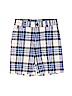 Janie and Jack 100% Cotton Plaid Blue Shorts Size 4 - photo 1