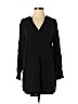H&M 100% Viscose Black Long Sleeve Blouse Size 2 - photo 1