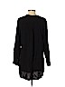 H&M 100% Viscose Black Long Sleeve Blouse Size 2 - photo 2