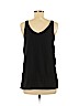 H&M 100% Polyester Black Sleeveless Blouse Size 8 - photo 2
