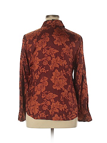 Sigrid Olsen Long Sleeve Silk Top (view 2)