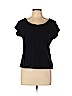 St. John's Bay Black Short Sleeve Top Size L (petite) - photo 1
