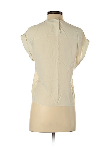 Theory Short Sleeve Silk Top (view 2)