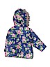 Carter's 100% Polyester Floral Blue Coat Size 3T - photo 2