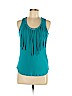 MICHAEL Michael Kors Blue Sleeveless Top Size M - photo 1