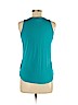 MICHAEL Michael Kors Blue Sleeveless Top Size M - photo 2