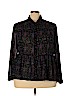 Torrid 100% Polyester Black Long Sleeve Blouse Size 3X Plus (3) - photo 1