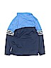 Adidas 100% Polyester Blue Track Jacket Size 7 - photo 2