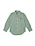 Chaps 100% Cotton Green Long Sleeve Button-Down Shirt Size 6 - photo 1