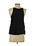 Chloe Oliver 100% Linen Black Tank Top Size S - photo 2