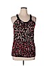 INC International Concepts 100% Rayon Burgundy Sleeveless Top Size XL - photo 1