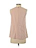 Ramy Brook Tan Sleeveless Blouse Size S - photo 2