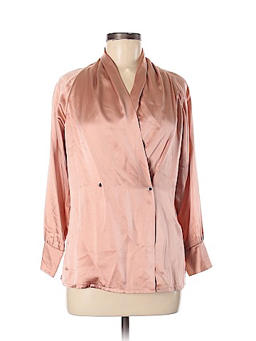 Ted Baker London Long Sleeve Silk Top (view 1)