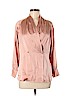 Ted Baker London 100% Silk Tan Long Sleeve Silk Top Size 8 (3) - photo 1