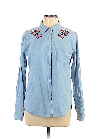 Hollister Long Sleeve Button-Down Shirt (view 1)