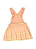 Unbranded 100% Cotton Checkered-gingham Orange Dress Size 95 cm / US 2 - photo 1