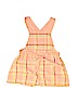 Unbranded 100% Cotton Checkered-gingham Orange Dress Size 95 cm / US 2 - photo 2