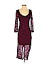 Express Burgundy Casual Dress Size S - photo 1