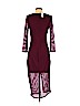 Express Burgundy Casual Dress Size S - photo 2