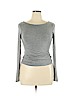 Carly Jean Gray Long Sleeve Top Size XL - photo 1