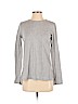 Theory Gray Long Sleeve Top Size S - photo 1