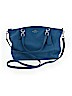 Coach 100% Leather Blue Leather Satchel One size - photo 1