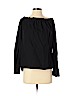 Zara 100% Cotton Black Long Sleeve Top Size S - photo 1