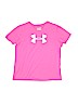 Under Armour 100% Polyester Graphic Pink Active T-Shirt Size XL (youth) - photo 1
